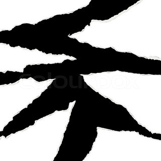 320x320 Vector Ripped Wallpaper Stock Vector Colourbox