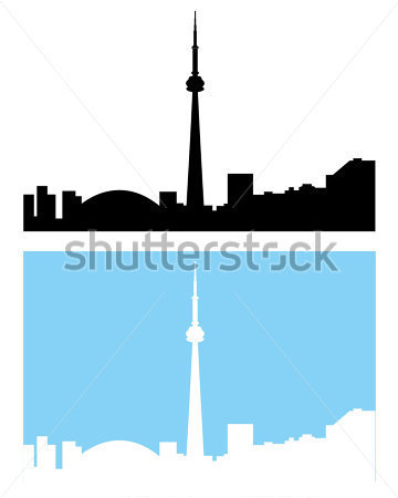 360x450 Toronto Skyline Clipart