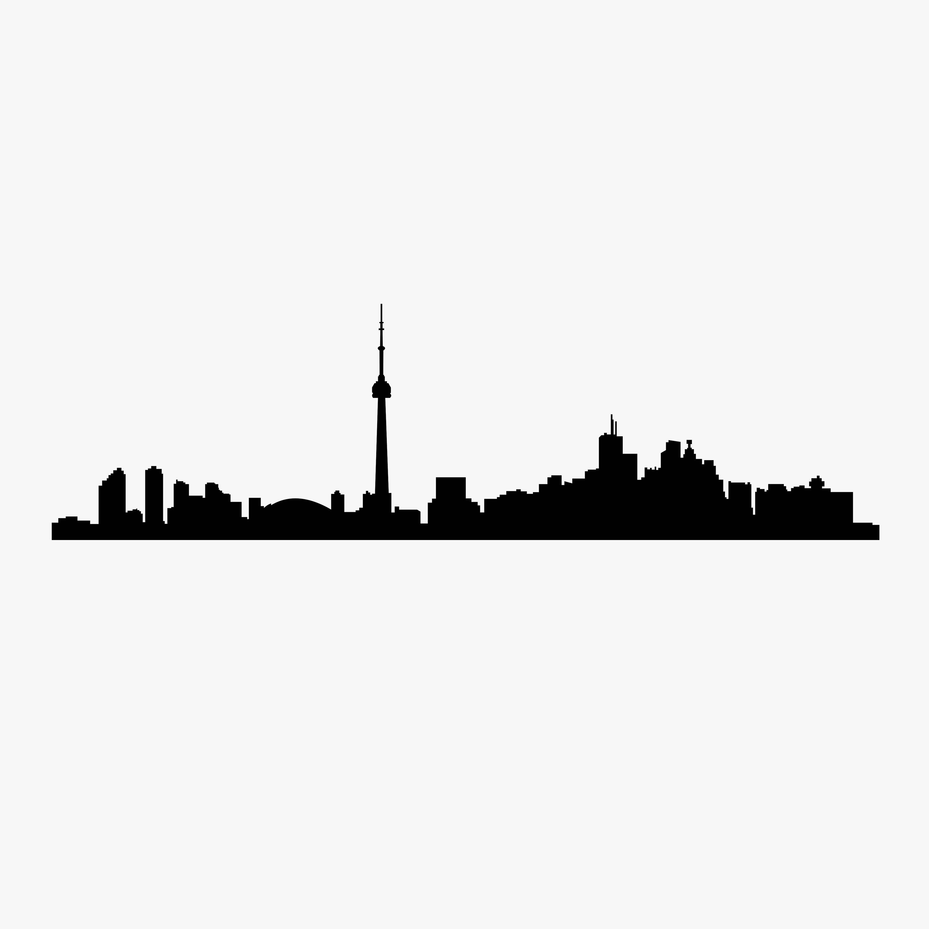 3000x3000 Toronto Skyline Decal