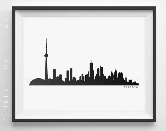 570x450 Toronto Skyline Silhouette