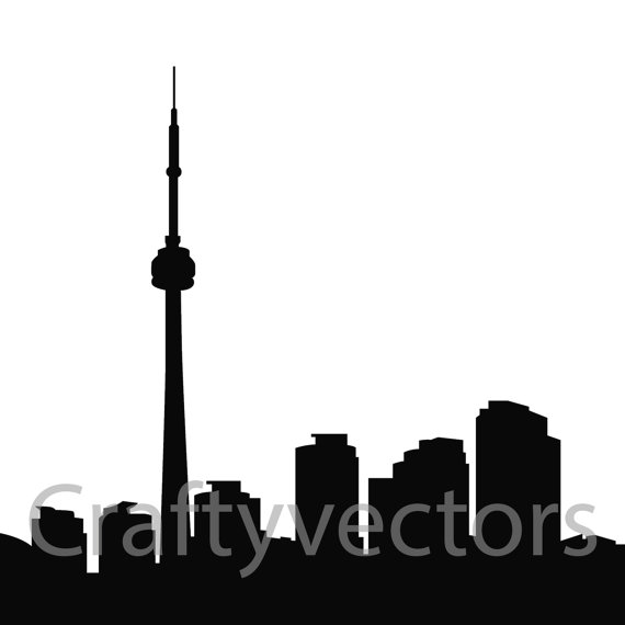 570x570 Toronto City Skyline Vector File