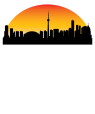 190x228 Sunset Skyline Silhouette Of Toronto On By Awesome Shirts