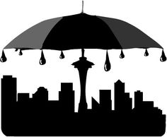 236x194 Seattle Clipart Seattle Skyline Silhouette Tattoo