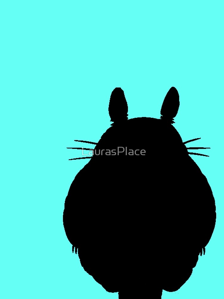 750x1000 Totoro Silhouette Contrast Tank By Laurasplace Redbubble
