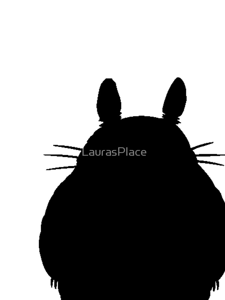 750x1000 Totoro Silhouette Graphic T Shirt By Laurasplace Redbubble