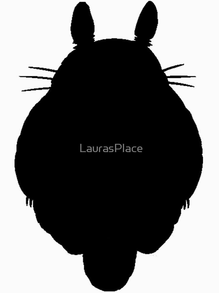 750x1000 Totoro Silhouette Women's Premium T Shirt By Laurasplace Redbubble