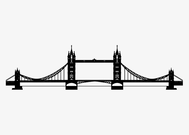 Tower Bridge Silhouette at GetDrawings | Free download