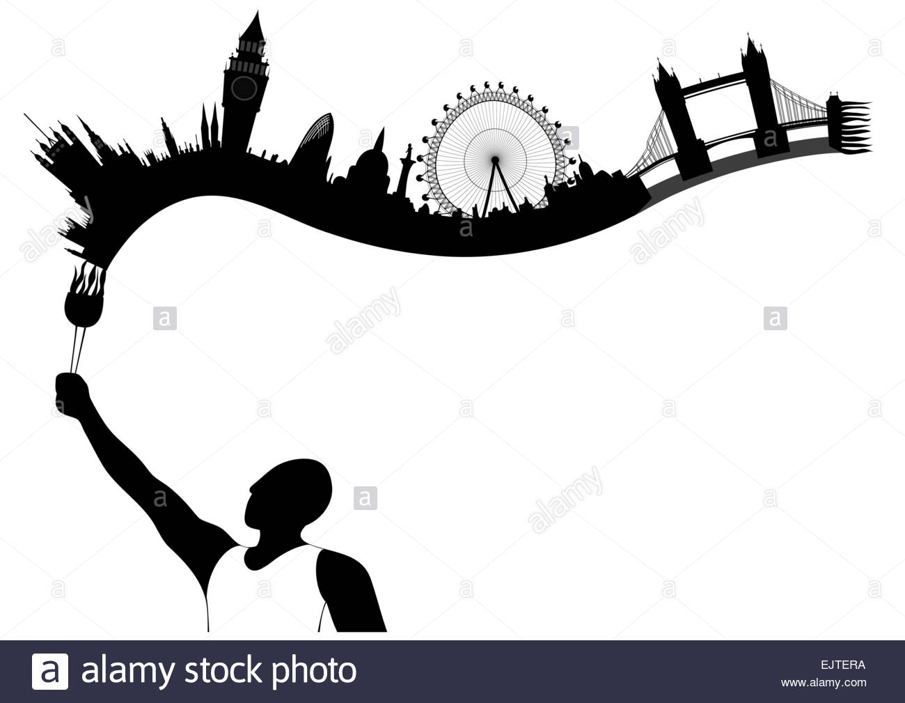 1300x1009 London Skyline Cut Out Stock Images Amp Pictures