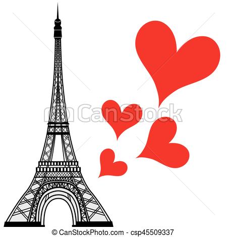 450x470 Eiffel Tower Clipart Love Silhouette Many Interesting Cliparts