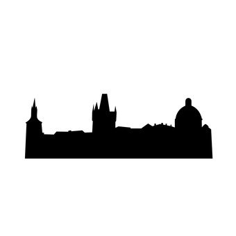 340x340 Free Silhouettes Road, Town, Michi, Icon