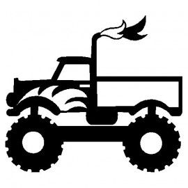 270x270 Monstertruck Silhouette Cameo Projects Silhouette