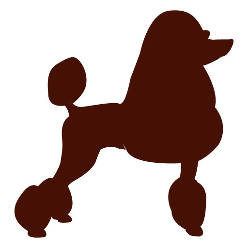 512x512 Poodle Dog Silhouette