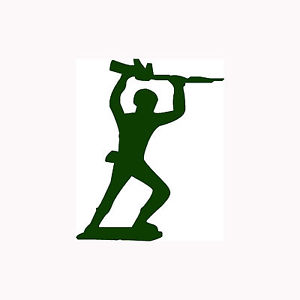 300x300 Toy Soldier Sticker Cute Vinyl Decal Military Plastic Retro Guns