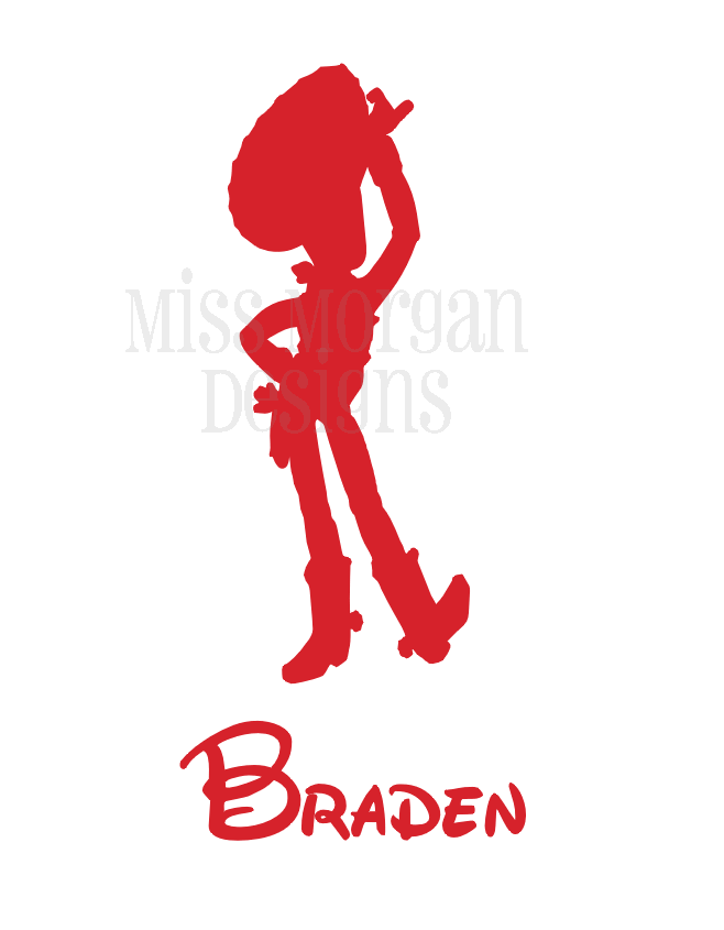 658x845 Toy Story Silhouette