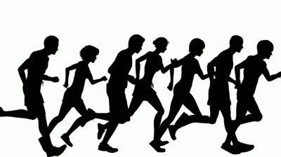 400x224 People Running Clipart Clipartlook