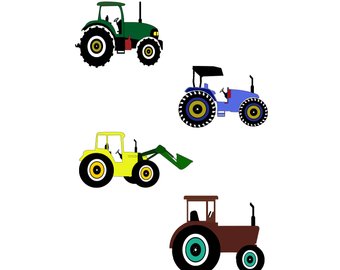 340x270 Tractor Cricut File Etsy