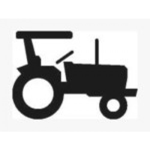 500x500 Farm Tractor Sticker Decal