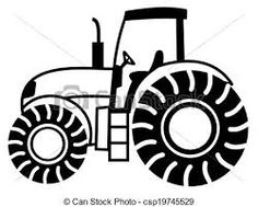 236x189 Silhouette A Tractor, Vector Illustration Sean's Room