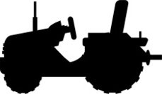 229x134 Cartoon Tractor Pulling Trailer Premium Clipart