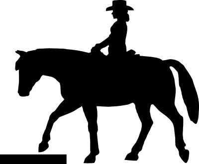 Trail Horse Silhouette at GetDrawings | Free download