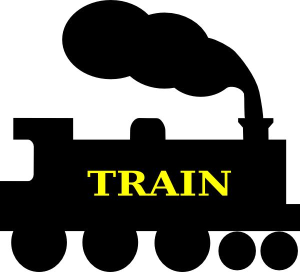 600x544 Train Silhouette Clip Art