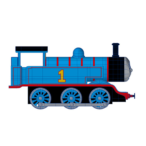 600x600 Train Clipart Side View