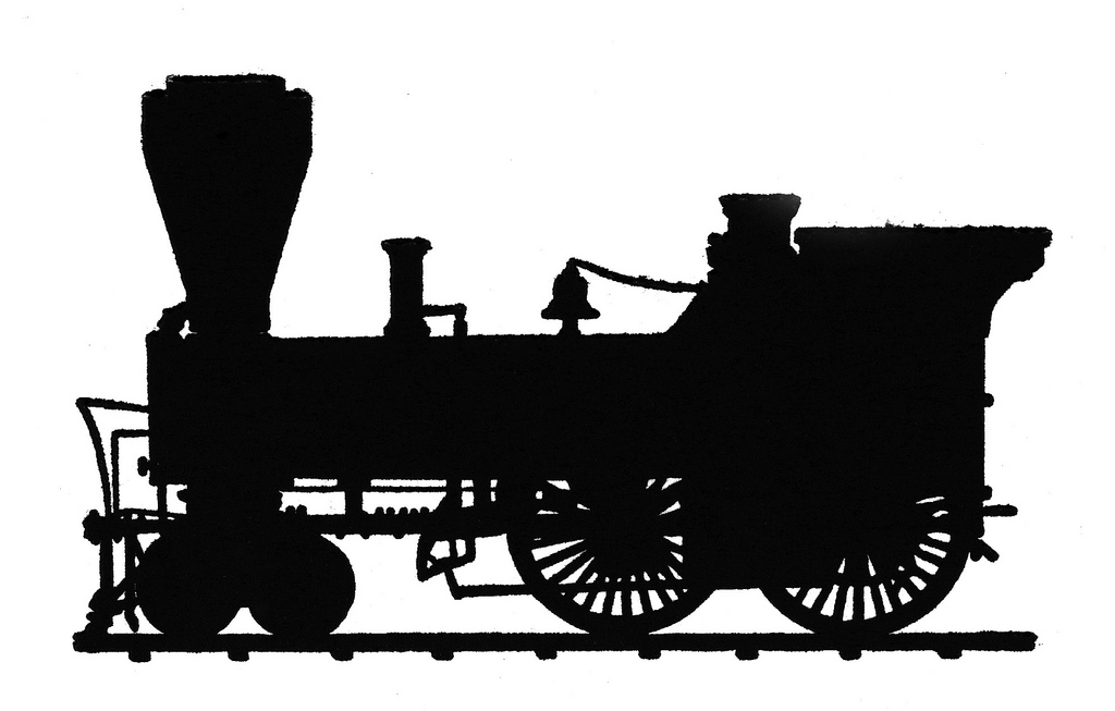 1024x653 Railroad Clipart Silhouette