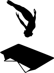 177x238 Trampolining Silhouette Silhouette Of Trampolining