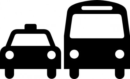 425x260 Ground Transportation Symbol Sign Clip Art Vector, Free Vector