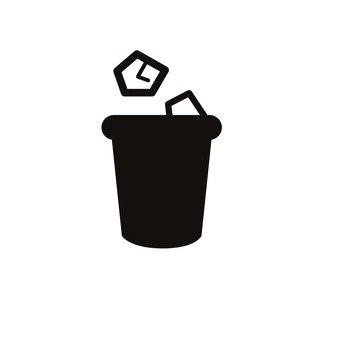 340x340 Free Silhouettes Box, Basket, Scrap