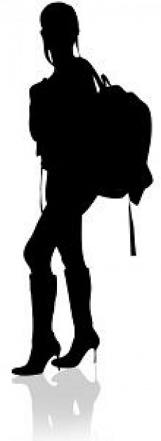 229x626 Travel Silhouette Photo Free Download