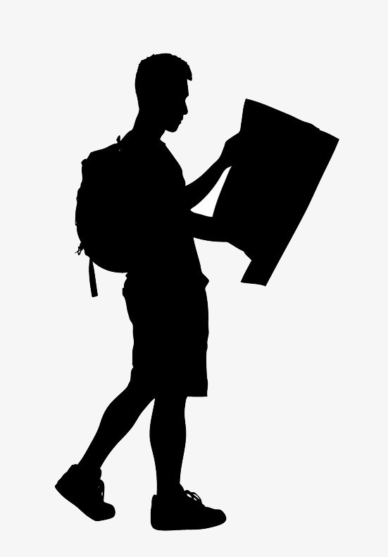 551x791 Travelers Silhouette Png Material, Traveler, Backpackers