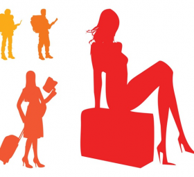 280x255 Travel Silhouette Search Results Free Vector Graphics