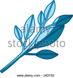300x320 Vector Tree Branch And Foliage Silhouette Stock Vector Art