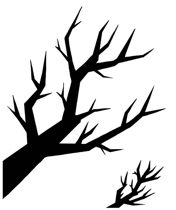 600x715 Tree Branch Silhouette By Hakuyako