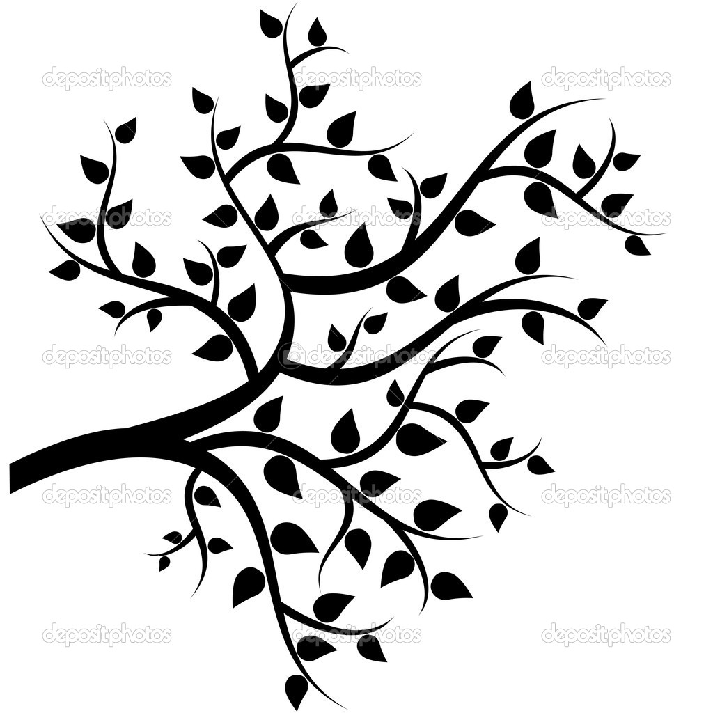 1024x1024 Tree With Leaves Stock Vector Soleilc