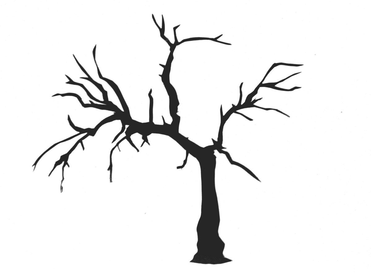 1200x900 Dead Tree Silhouette Clipart