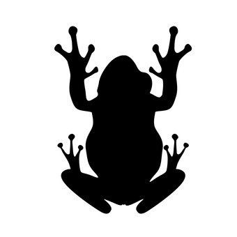 Tree Frog Silhouette at GetDrawings | Free download