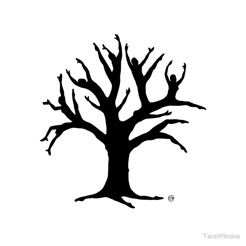 800x800 Tree Of Life Silhouette Canvas Prints By Tarawinona Redbubble