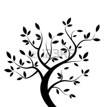 350x350 Tree Life Black Tree Illustration Home Decore