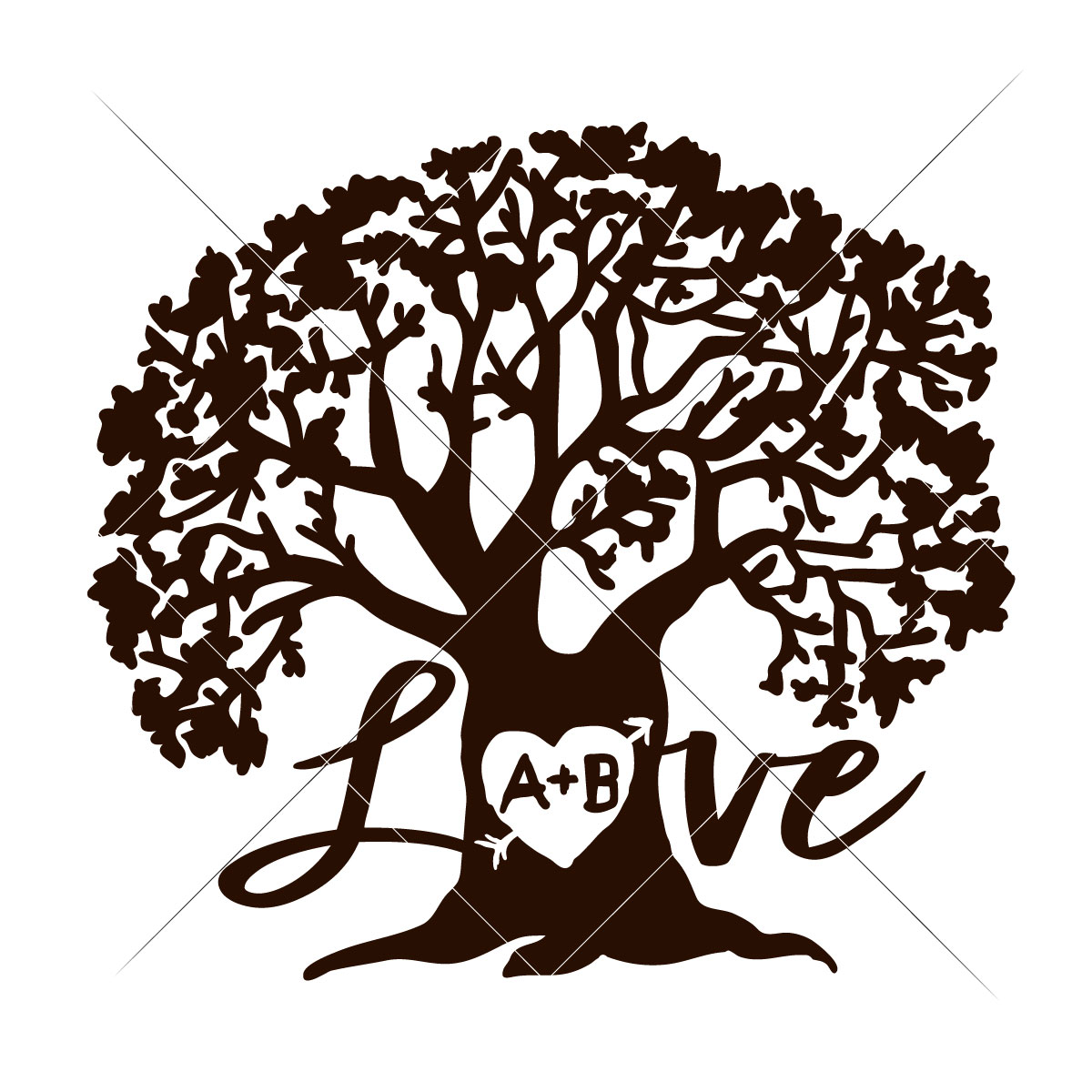 1200x1200 Love Tree