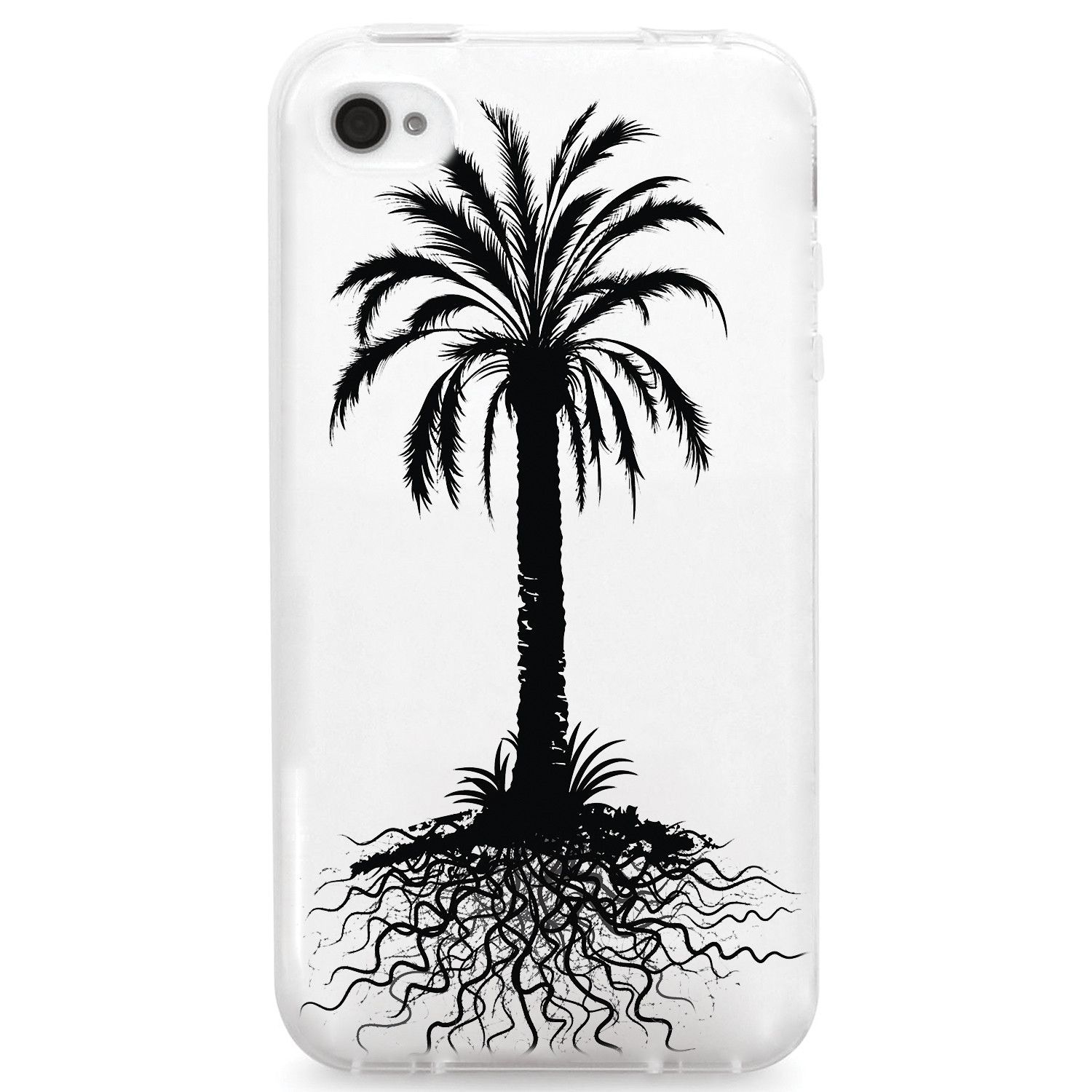 1500x1500 Floral Summer Palm Tree Roots Silhouette Products