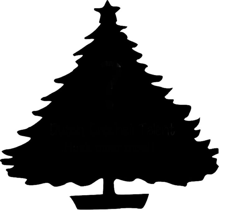 Tree Silhouette Black And White