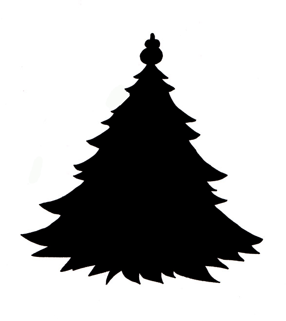 588x661 Christmas Silhouettes