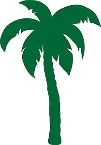 209x300 Window Wall Car Display Retro Palm Tree Silhouette Decal Vinyl