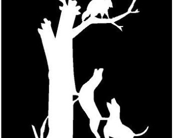340x270 Coon Dog Decal Etsy