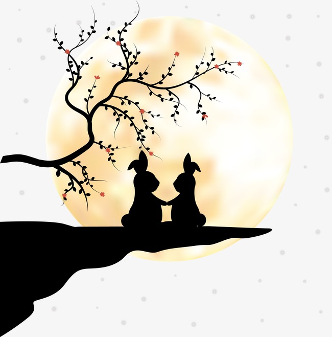 650x659 Couple Silhouette Sunset, Kitten, Trees, Moon Png And Vector