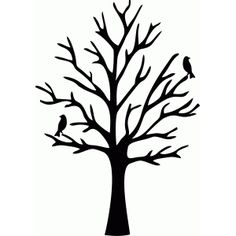 236x236 Leafless Tree Silhouette . To Paint In The Bathroom And Put Hooks