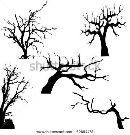 450x470 Wonderful Halloween Tree Tattoos Designs And Ideas