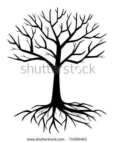 374x470 Stock Vector Withered Branch Tree Silhouette Vector 71409463.jpg